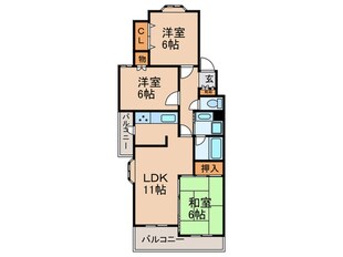 サンシャイン一社の物件間取画像